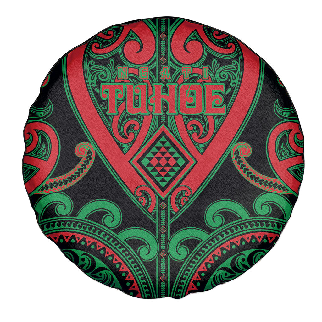 Aotearoa Ngai Tuhoe Spare Tire Cover Maori Tribal Pattern