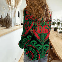 Custom Aotearoa Ngai Tuhoe Women Casual Shirt Maori Tribal Pattern