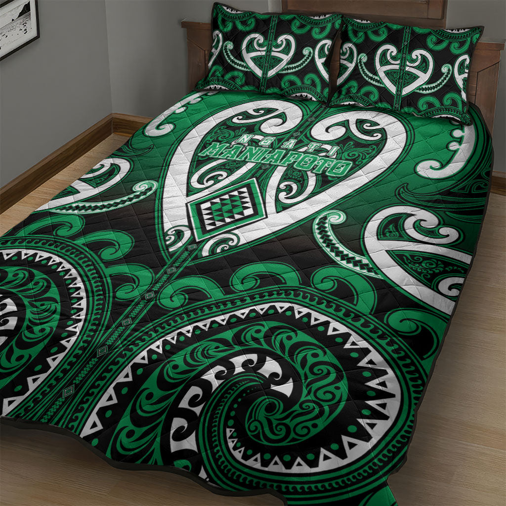 Aotearoa Ngati Maniapoto Quilt Bed Set Maori Tribal Pattern