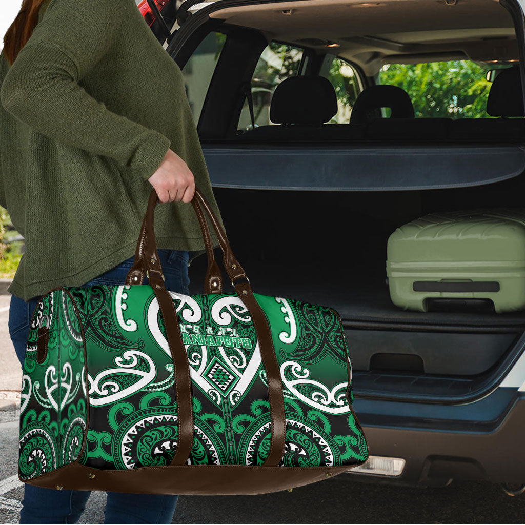 Aotearoa Ngati Maniapoto Travel Bag Maori Tribal Pattern