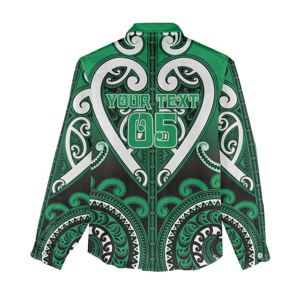 Custom Aotearoa Ngati Maniapoto Women Casual Shirt Maori Tribal Pattern