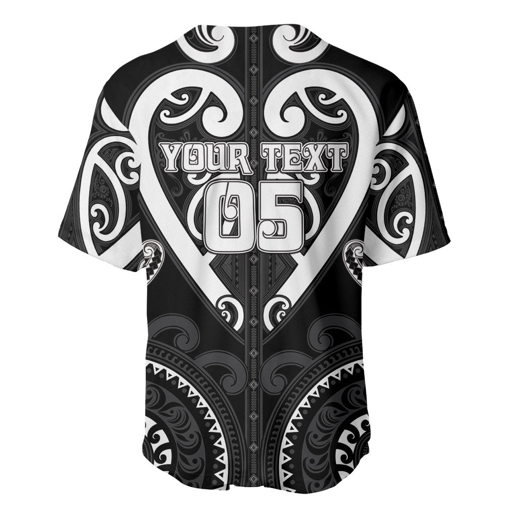 Custom Aotearoa Ngati Raukawa Baseball Jersey Maori Tribal Pattern