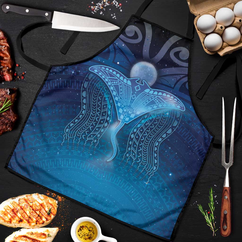Polynesia Manta Ray Apron Let's The Sea Set You Free - Polynesian Pride