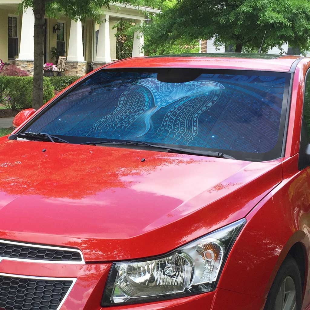Polynesia Manta Ray Auto Sun Shade Let's The Sea Set You Free - Polynesian Pride