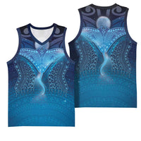 Polynesia Manta Ray Basketball Jersey Let's The Sea Set You Free - Polynesian Pride