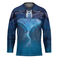 Polynesia Manta Ray Hockey Jersey Let's The Sea Set You Free - Polynesian Pride