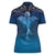 Polynesia Manta Ray Women Polo Shirt Let's The Sea Set You Free - Polynesian Pride