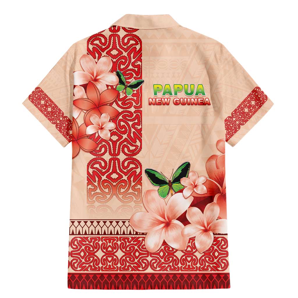 Papua New Guinea Oro Province Family Matching Mermaid Dress and Hawaiian Shirt Oro Birdwing Butterfly LT05 - Polynesian Pride