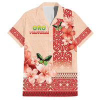 Papua New Guinea Oro Province Hawaiian Shirt Oro Birdwing Butterfly LT05 Beige - Polynesian Pride