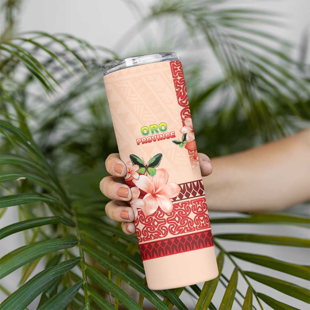 Papua New Guinea Oro Province Skinny Tumbler Oro Birdwing Butterfly LT05 - Polynesian Pride