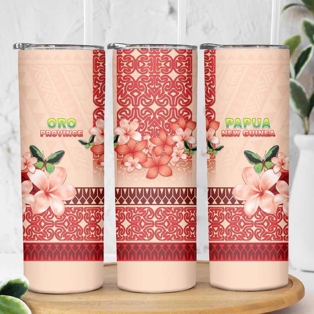Papua New Guinea Oro Province Skinny Tumbler Oro Birdwing Butterfly LT05 - Polynesian Pride