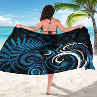New Zealand Sea Week Sarong Maori Wave Pattern Ocean Blue LT05 - Polynesian Pride