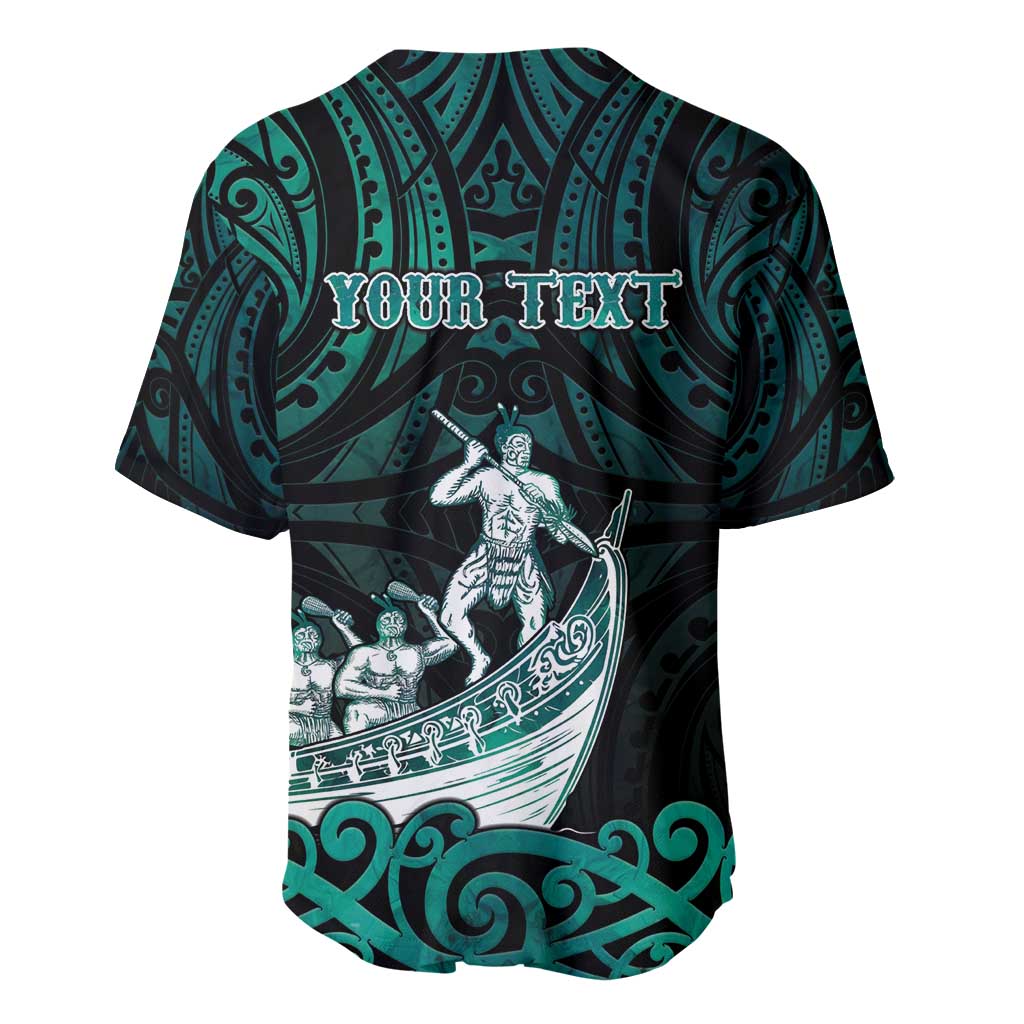 Personalised New Zealand Waka Racing Baseball Jersey Maori Warriors LT05 - Polynesian Pride