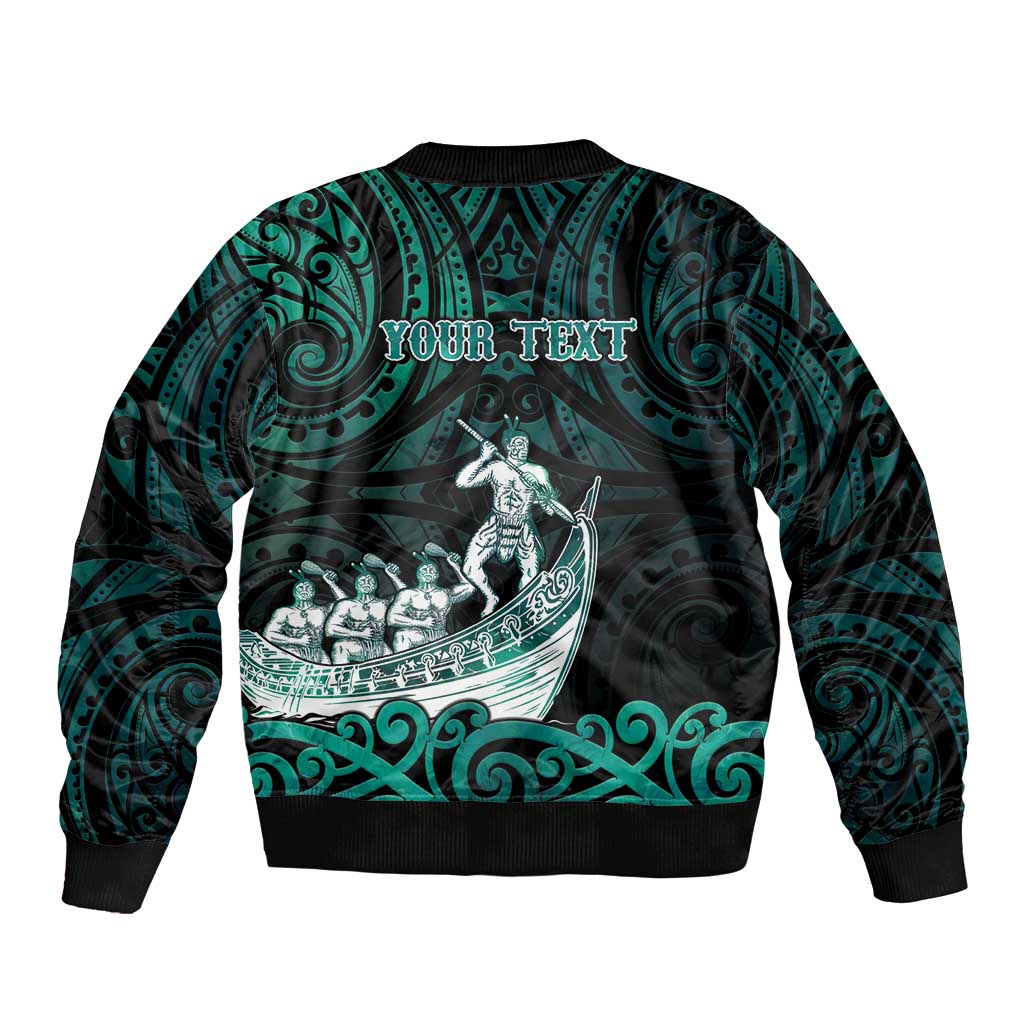 Personalised New Zealand Waka Racing Bomber Jacket Maori Warriors LT05 - Polynesian Pride