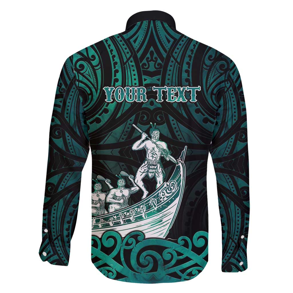 Personalised New Zealand Waka Racing Family Matching Off Shoulder Maxi Dress and Hawaiian Shirt Maori Warriors LT05 - Polynesian Pride