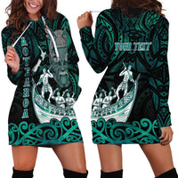 Personalised New Zealand Waka Racing Hoodie Dress Maori Warriors LT05 - Polynesian Pride