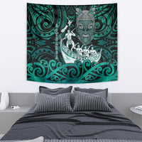 New Zealand Waka Racing Tapestry Maori Warriors LT05 - Polynesian Pride