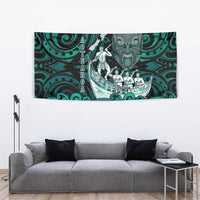 New Zealand Waka Racing Tapestry Maori Warriors LT05 - Polynesian Pride