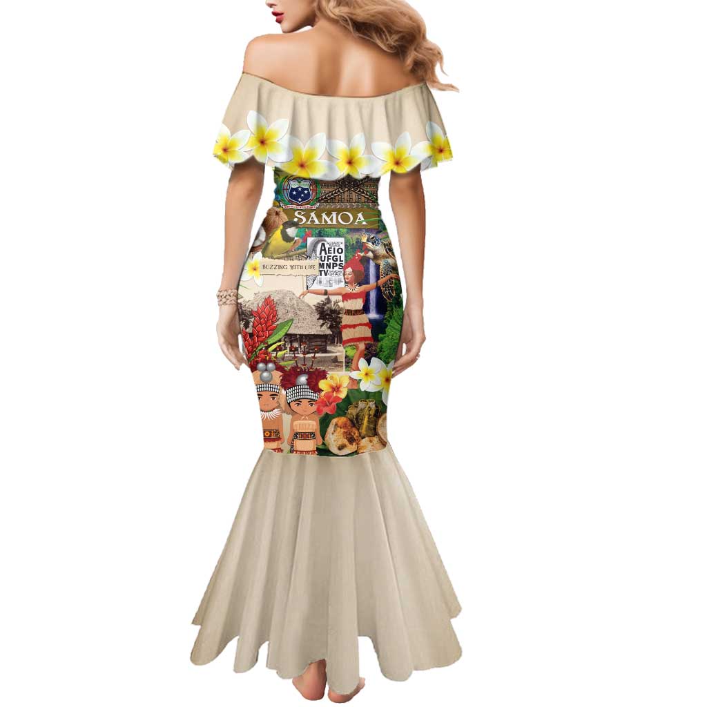 Samoa Culture Family Matching Mermaid Dress and Hawaiian Shirt Embracing The Spirit LT05 - Polynesian Pride