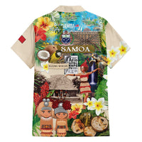 Samoa Culture Family Matching Off Shoulder Maxi Dress and Hawaiian Shirt Embracing The Spirit LT05 - Polynesian Pride
