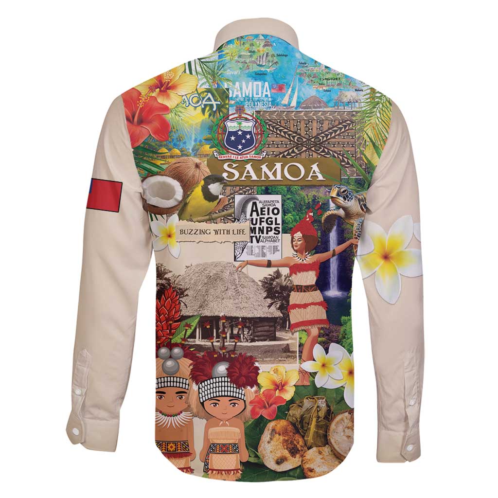 Samoa Culture Family Matching Off Shoulder Short Dress and Hawaiian Shirt Embracing The Spirit LT05 - Polynesian Pride