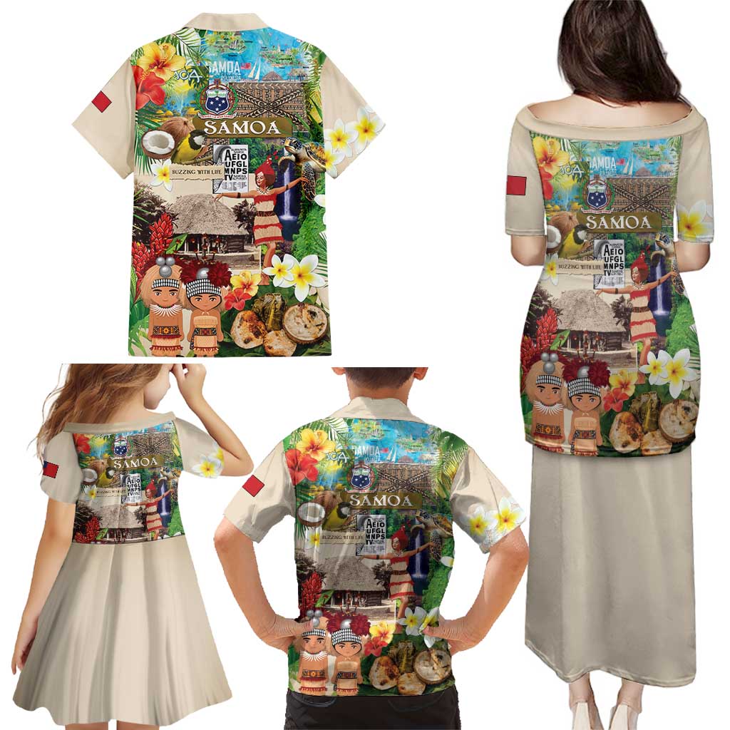 Samoa Culture Family Matching Puletasi and Hawaiian Shirt Embracing The Spirit LT05 - Polynesian Pride