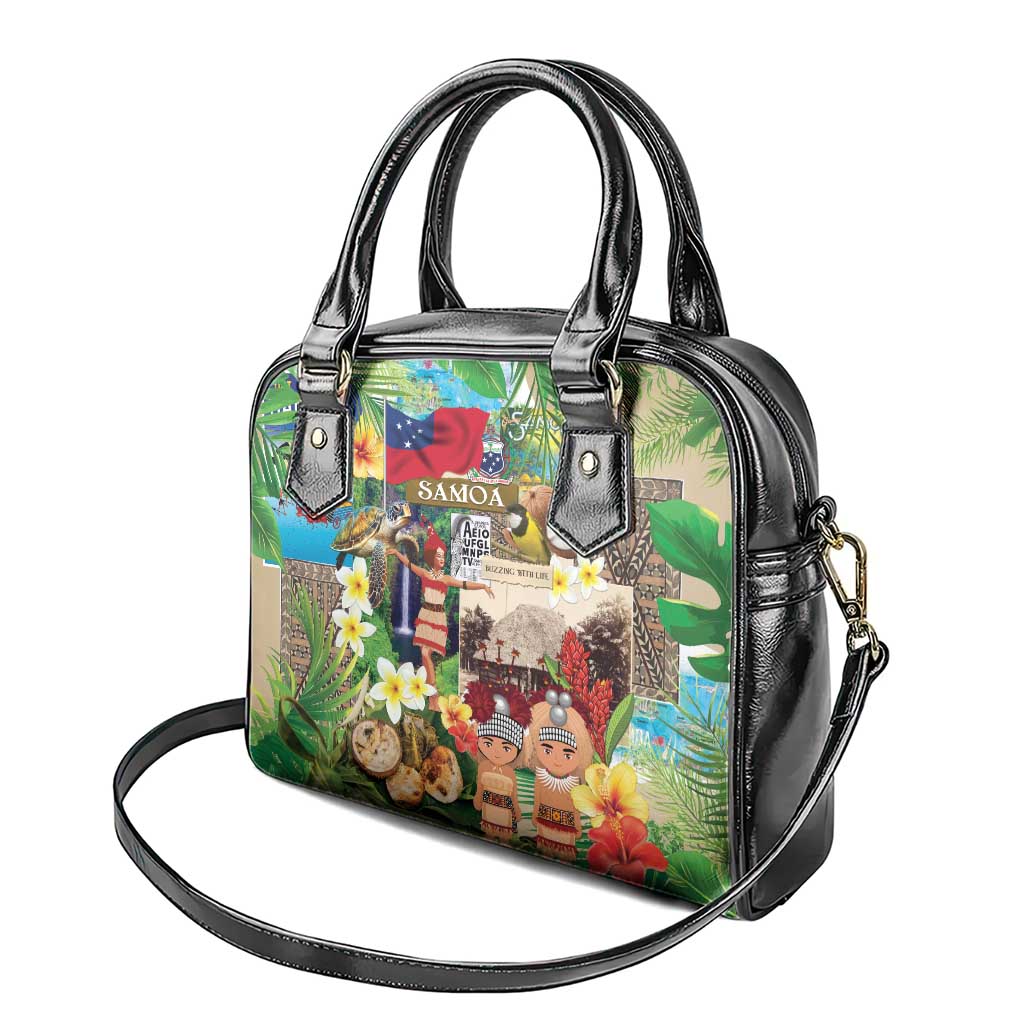 Samoa Culture Shoulder Handbag Embracing The Spirit