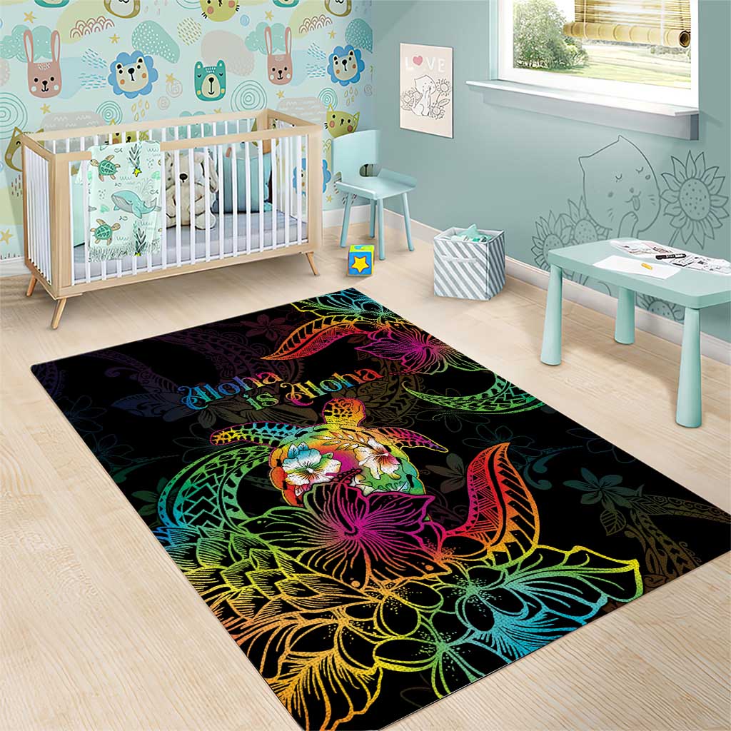 Hawaii Pride Area Rug Aloha Is Aloha
