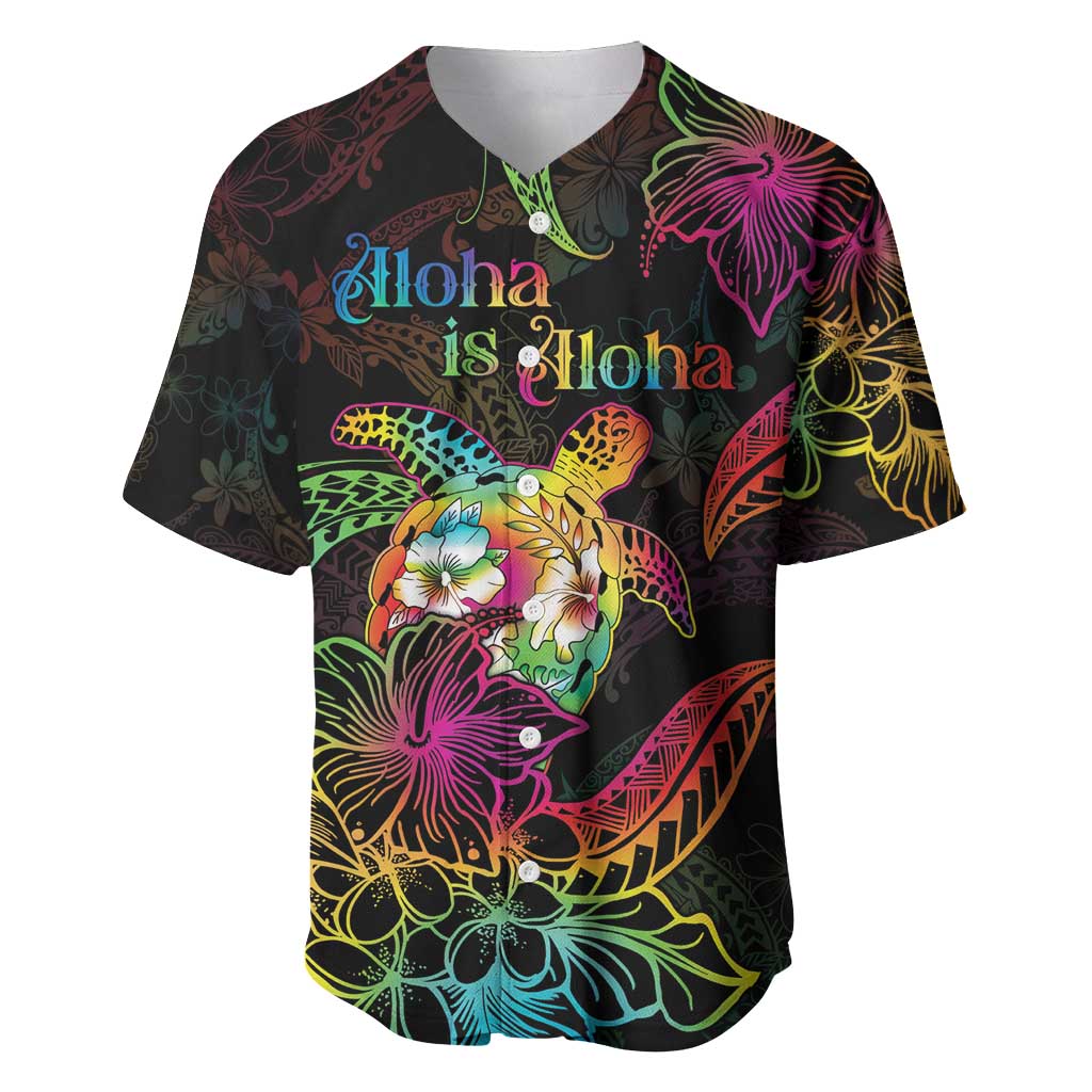 Hawaii Pride Baseball Jersey Aloha Is Aloha LT05 Colorful - Polynesian Pride