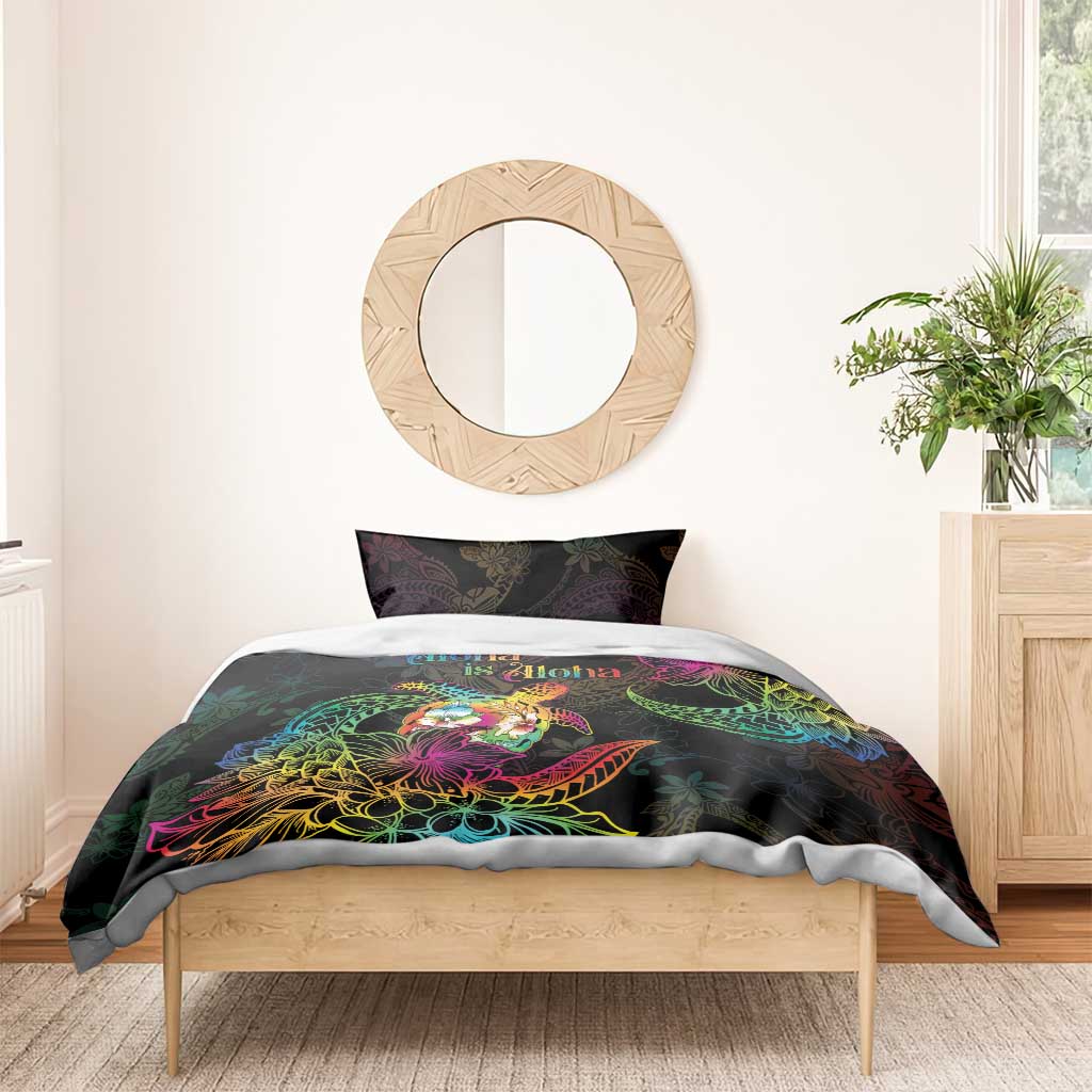 Hawaii Pride Bedding Set Aloha Is Aloha