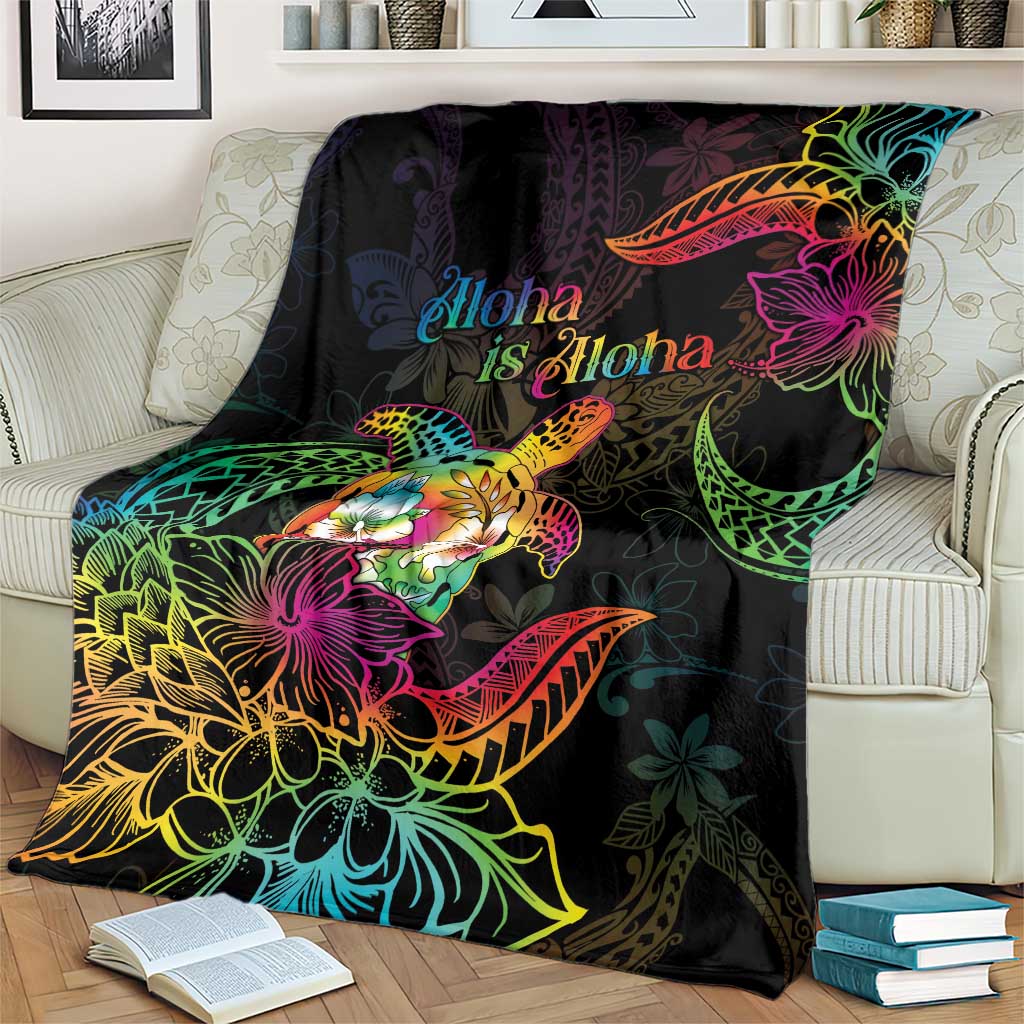 Hawaii Pride Blanket Aloha Is Aloha