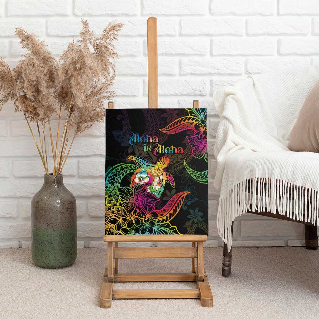 Hawaii Pride Canvas Wall Art Aloha Is Aloha