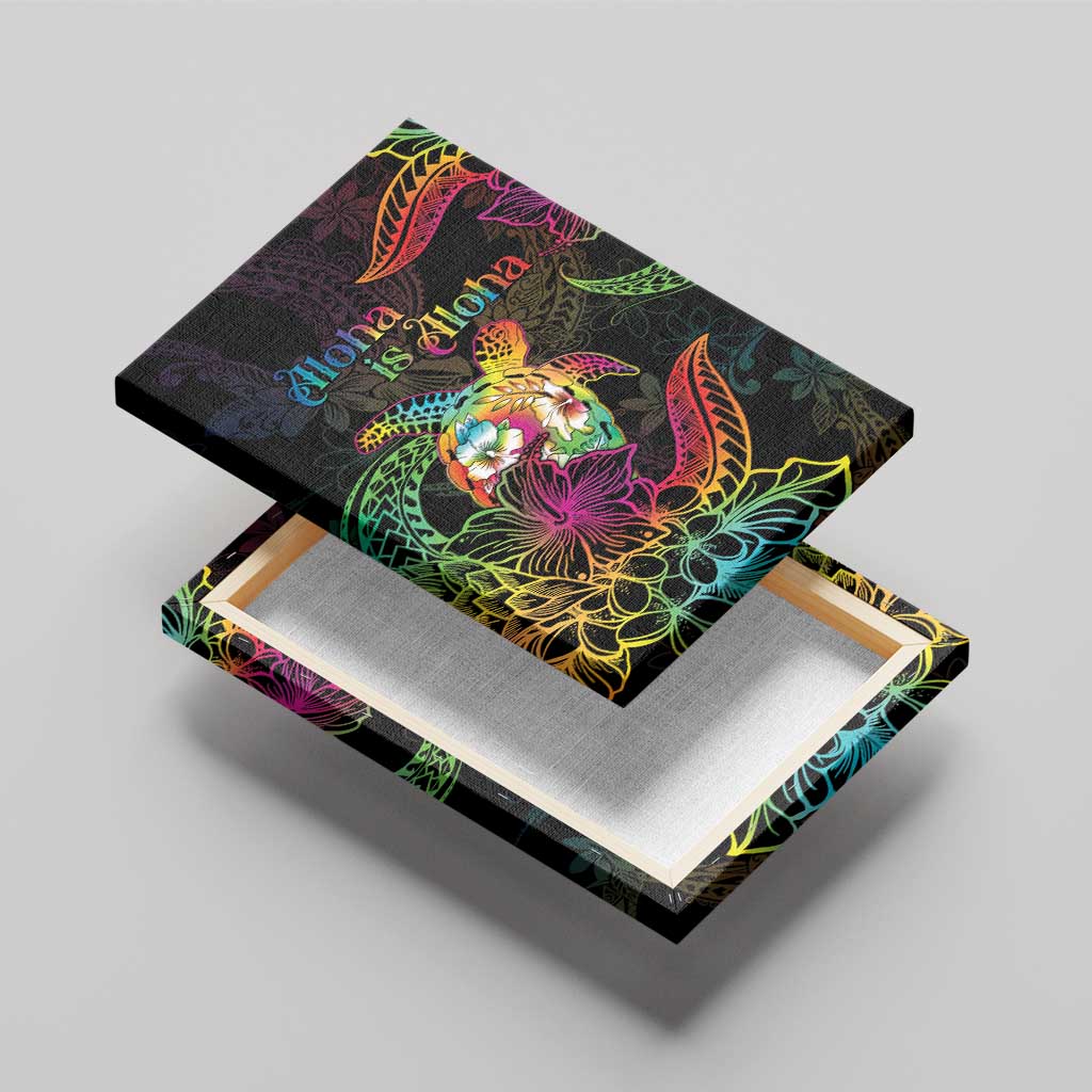 Hawaii Pride Canvas Wall Art Aloha Is Aloha