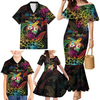 Hawaii Pride Family Matching Mermaid Dress and Hawaiian Shirt Aloha Is Aloha LT05 - Polynesian Pride
