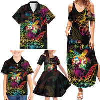 Hawaii Pride Family Matching Summer Maxi Dress and Hawaiian Shirt Aloha Is Aloha LT05 - Polynesian Pride