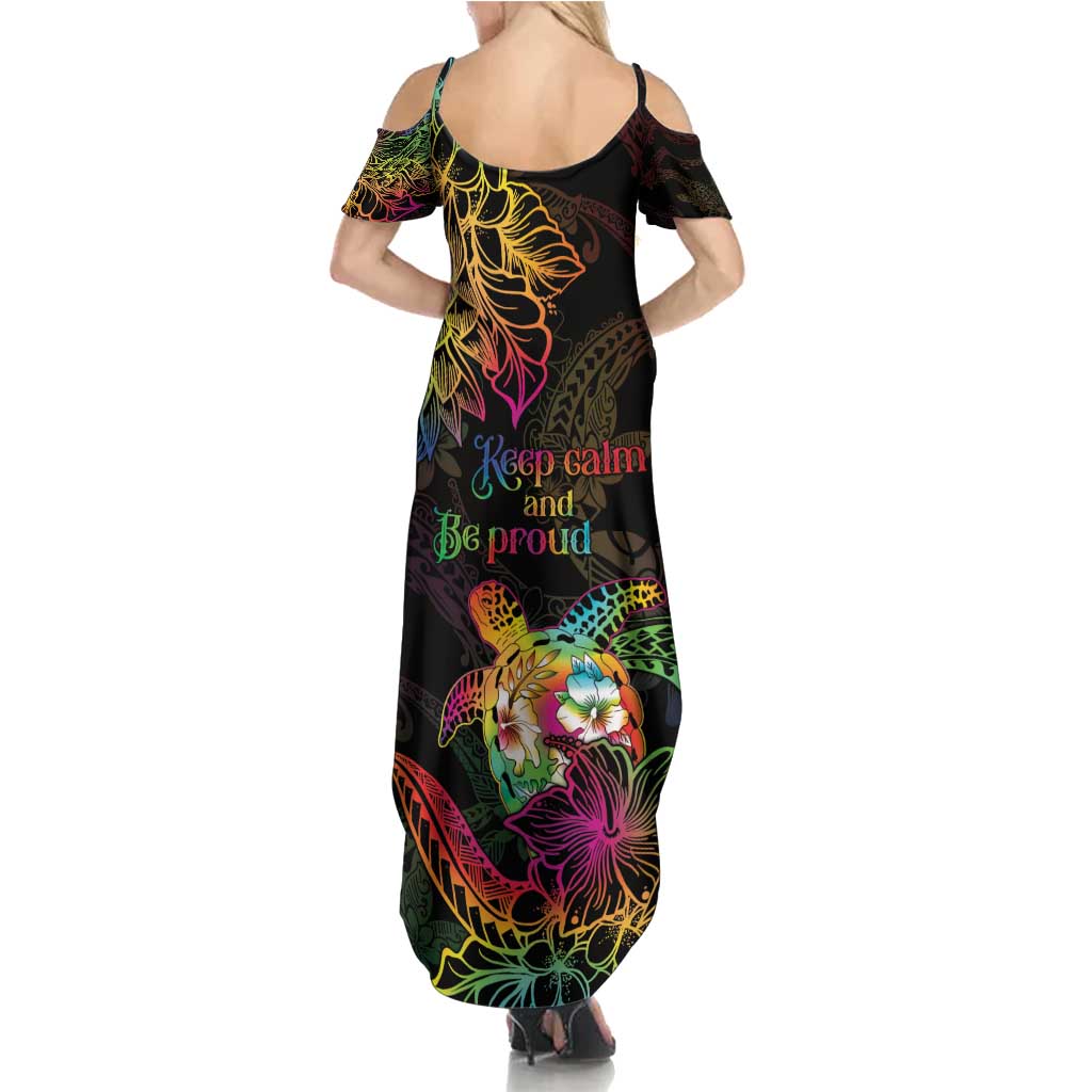 Hawaii Pride Family Matching Summer Maxi Dress and Hawaiian Shirt Aloha Is Aloha LT05 - Polynesian Pride