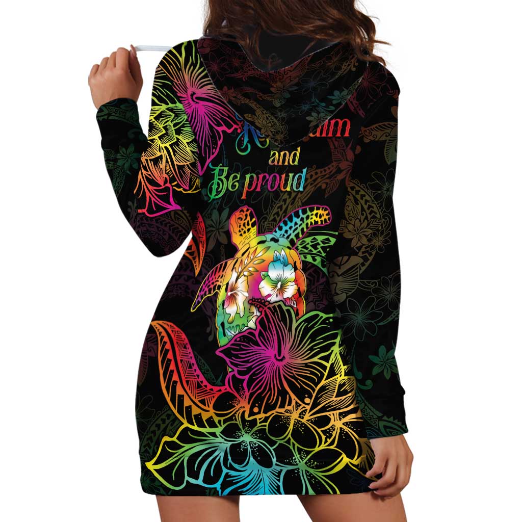 Hawaii Pride Hoodie Dress Aloha Is Aloha LT05 - Polynesian Pride