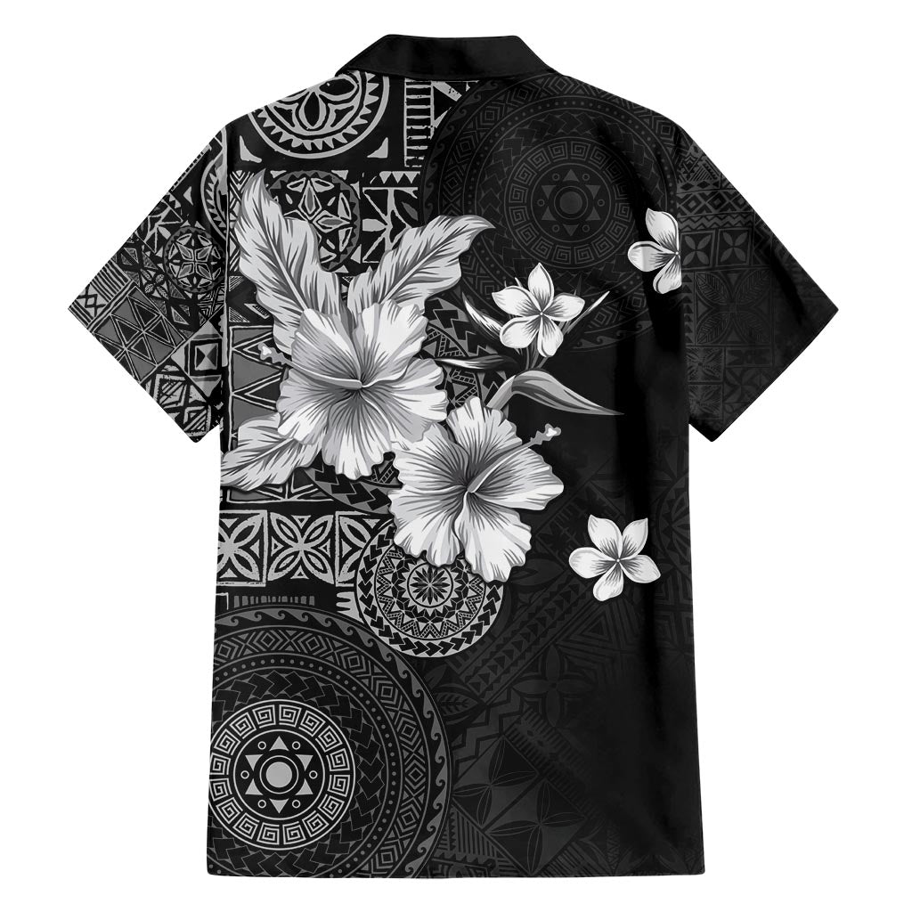 Hawaii Tapa Pattern With Black Hibiscus Hawaiian Shirt LT05 - Polynesian Pride