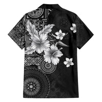 Hawaii Tapa Pattern With Black Hibiscus Hawaiian Shirt LT05 - Polynesian Pride