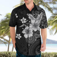 Hawaii Tapa Pattern With Black Hibiscus Hawaiian Shirt LT05 - Polynesian Pride