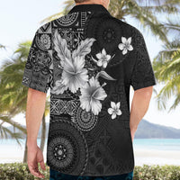 Hawaii Tapa Pattern With Black Hibiscus Hawaiian Shirt LT05 - Polynesian Pride