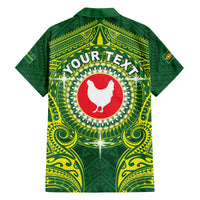 Personalized American Samoa Manua Cession Day Family Matching Off The Shoulder Long Sleeve Dress and Hawaiian Shirt Up Up The Moa LT05 - Polynesian Pride