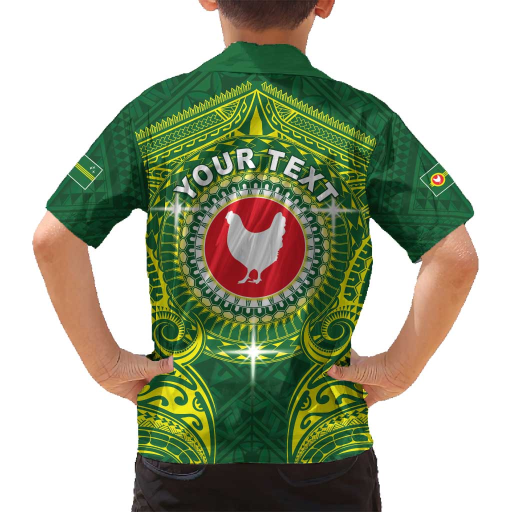 Personalized American Samoa Manua Cession Day Family Matching Off Shoulder Maxi Dress and Hawaiian Shirt Up Up The Moa LT05 - Polynesian Pride