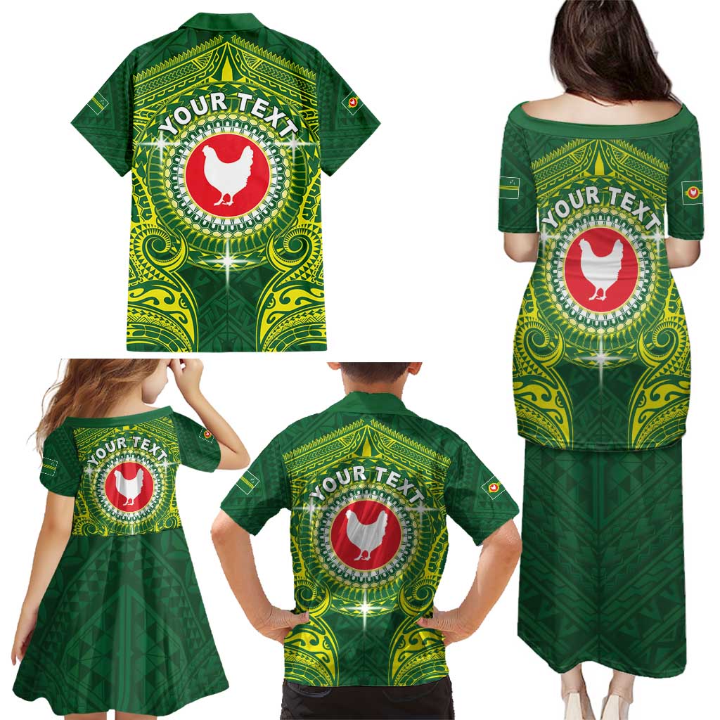 Personalized American Samoa Manua Cession Day Family Matching Puletasi and Hawaiian Shirt Up Up The Moa LT05 - Polynesian Pride
