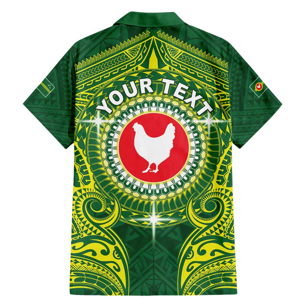 Personalized American Samoa Manua Cession Day Family Matching Short Sleeve Bodycon Dress and Hawaiian Shirt Up Up The Moa LT05 - Polynesian Pride