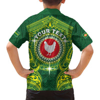 Personalized American Samoa Manua Cession Day Family Matching Summer Maxi Dress and Hawaiian Shirt Up Up The Moa LT05 - Polynesian Pride