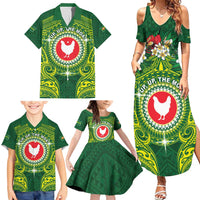 Personalized American Samoa Manua Cession Day Family Matching Summer Maxi Dress and Hawaiian Shirt Up Up The Moa LT05 - Polynesian Pride
