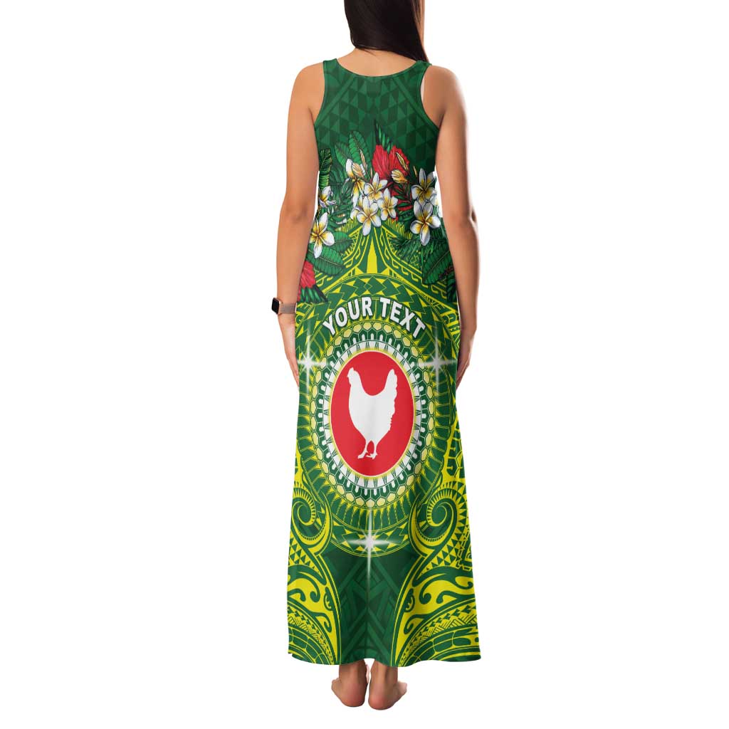 Personalized American Samoa Manua Cession Day Family Matching Tank Maxi Dress and Hawaiian Shirt Up Up The Moa LT05 - Polynesian Pride