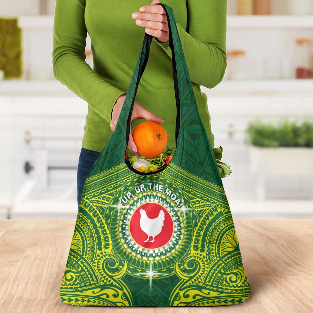 American Samoa Manua Cession Day Grocery Bag Up Up The Moa LT05 - Polynesian Pride