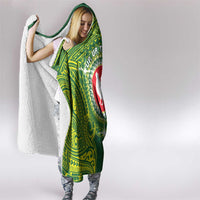 American Samoa Manua Cession Day Hooded Blanket Up Up The Moa LT05 - Polynesian Pride